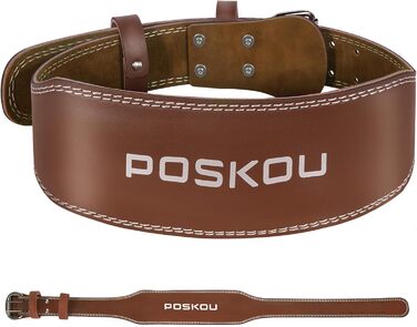 Шкіряний пояс для важкої атлетики, чоловічий/жіночий, 4 дюйми, регульований, тренувальний ремінь з пряжкою для фітнесу і силових вправ