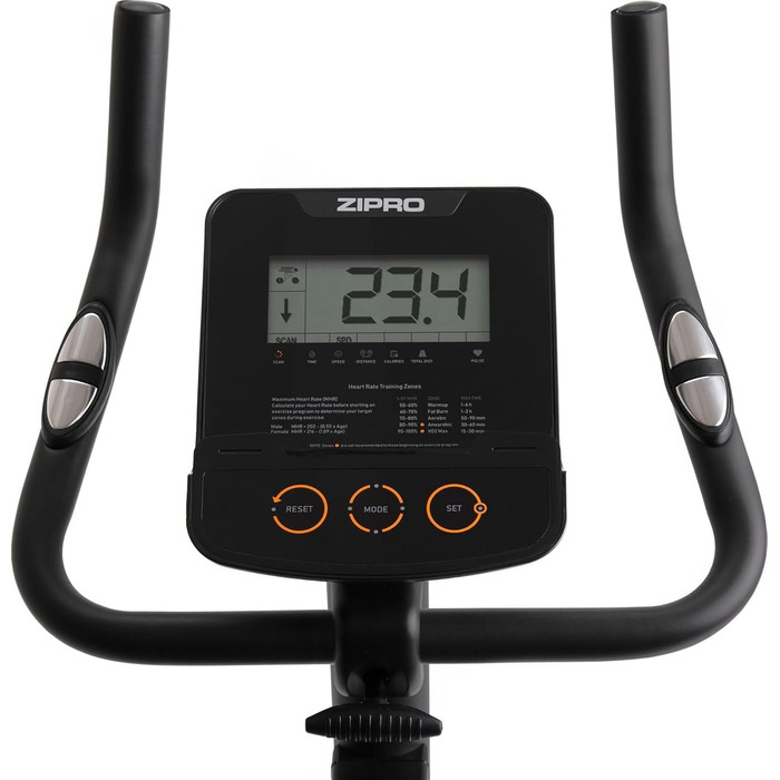 Велотренажер Zipro Nitro RS, магнітний, ергометр до 150 кг, домашній фітнес, батарейковий