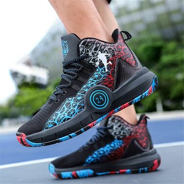 Чоловічі баскетбольні кросівки хай-топ: легкі, з амортизацією, неслизькі, дихаючі, для занять спортом на вулиці та в залі