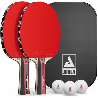 Набір для настільного тенісу JOOLA Team Pro: 2 ракетки, 3 м'ячі та чохол, 6 предметів