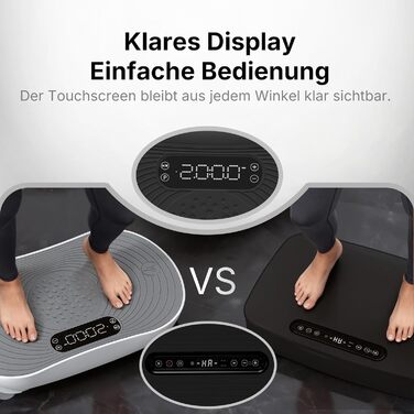 Вібраційна платформа MERACH для тренувань та формування тіла з Bluetooth, LED-екраном та регулюванням швидкості