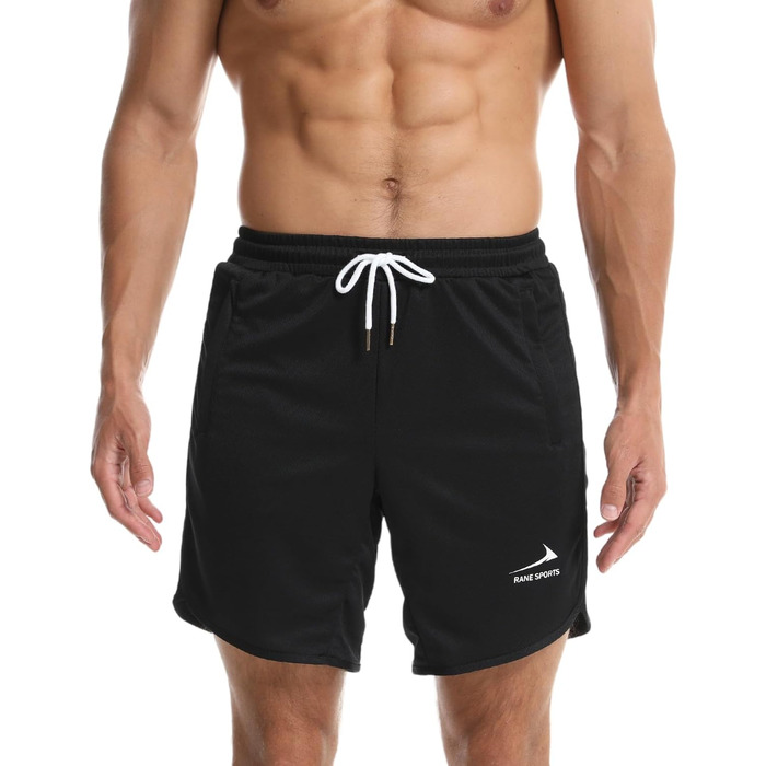 Спортивна сумка для чоловіків, фітнесу, тренувань у залі з блискавкою, темно-синій колір / з петлею для рушника (M, чорний / з петлею для рушника)