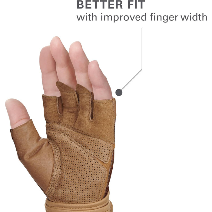 Рукавички Harbinger Pro Gloves - Легкі та гнучкі для підтримання середнього навантаження, унісекс (бежевий, L)
