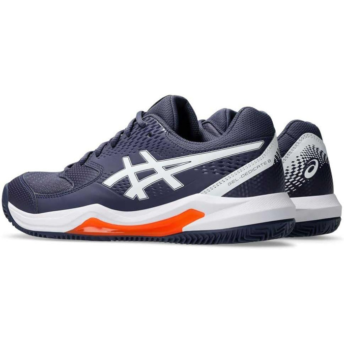 Тенісні кросівки ASICS Dedicate 8 Clay Mann Blau Weiß 40 EU Indigo Nebel Weiss