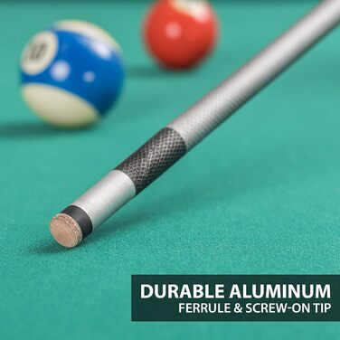 Біліардна кість для більярду EastPoint Sports - 58 дюймів, преміум скловолокно, титанове підсилення, мікрофібра