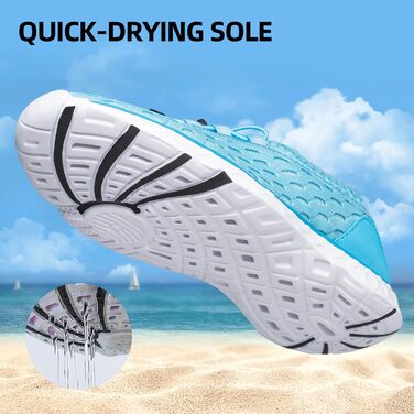 Жіночі водяні черевики DOUSSPRT, спортивні, швидковисихаючі, білі (38 EU)