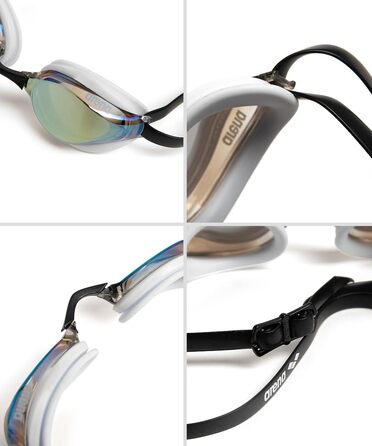 Окуляри для плавання ARENA PYTHON MIRROR Gold/White/Black SW3 One Size
