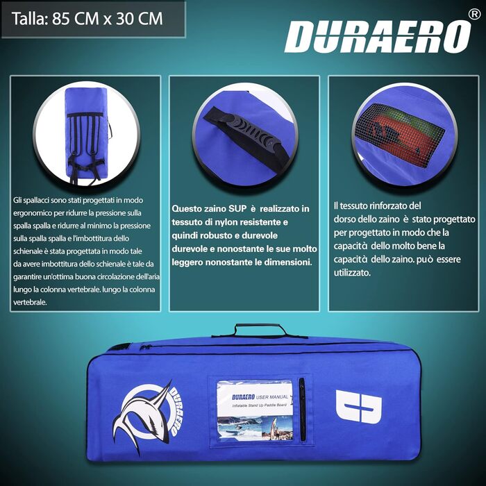 Надувна SUP-дошка 330x76x15 см до 150 кг з сидінням-каяком, кріпленням для камери, веслом, насосом і рюкзаком, червона