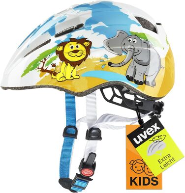 Дитячий велосипедний шолом Uvex Kid 2 cc, легкий, регульований розмір, можливість встановлення LED-світла