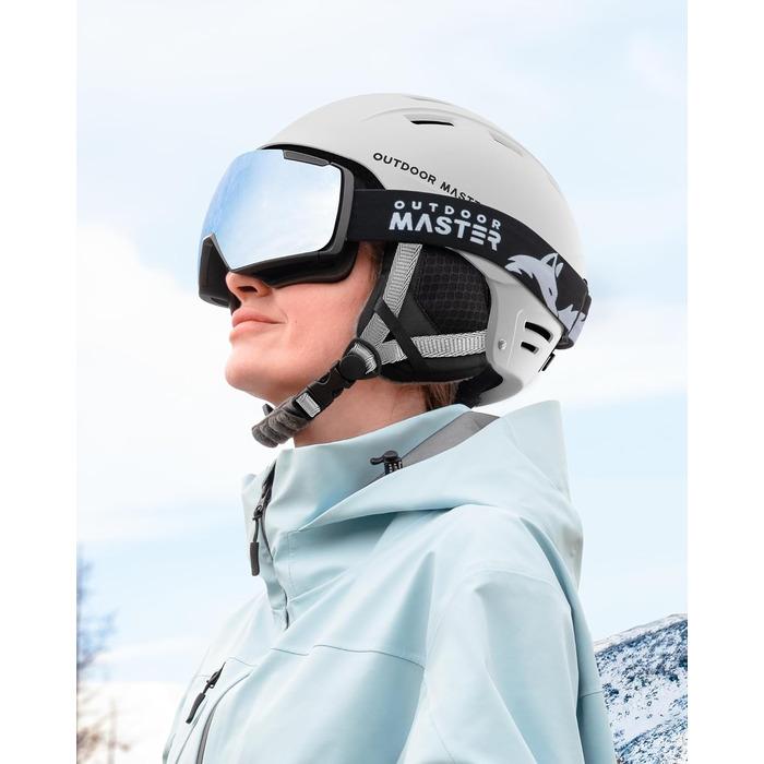 Унісекс шолом для гірських лиж та сноуборду OutdoorMaster Kelvin II з системою вентиляції, для чоловіків, жінок та підлітків