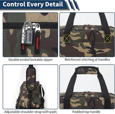 Спортивна сумка маленька з відділенням для мокрого - 35x20x20 см, ручна поклажа, міні-дуфл-сумка з кількома відділеннями для спорту, відпочинку, коротких подорожей (Камуфляж, 35 см)