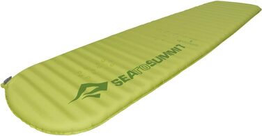 Каремат Sea to Summit Comfort Light Self Inflating Regular Green - самонадувний килимок для туризму, піших прогулянок, 2.5 сезони, з технологією Delta Core та системою Packsack & Pillow Lock