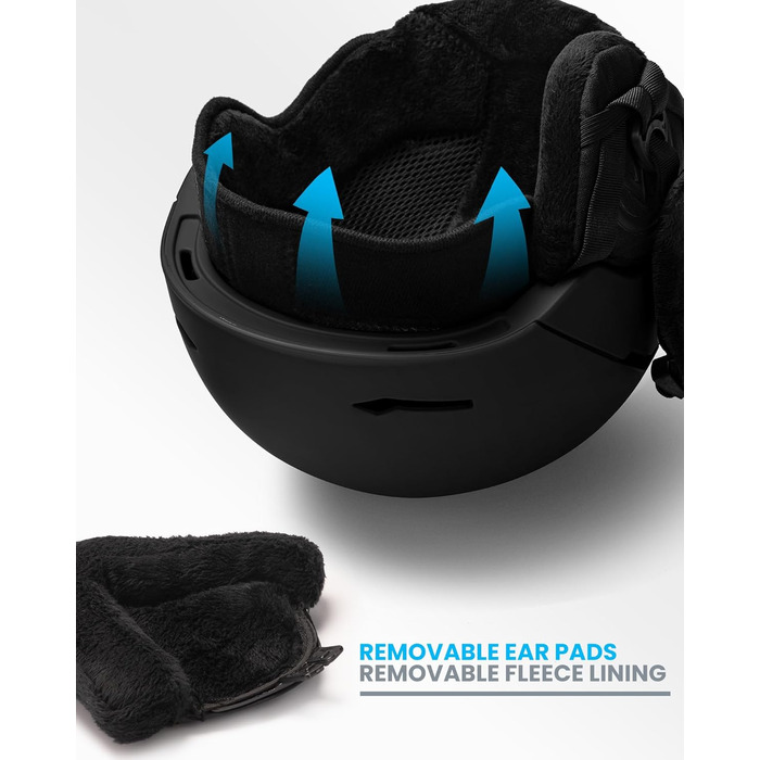 Шолом OutdoorMaster ELK MIPS для гірськолижного спорту та сноубордингу, чорний мат, M