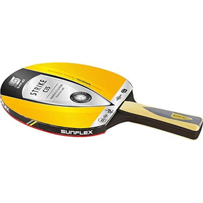 Набір для настільного тенісу sunflex Strike C35: 2 ракетки, чохол, 6 м’ячів, ITTF, для досвідчених гравців
