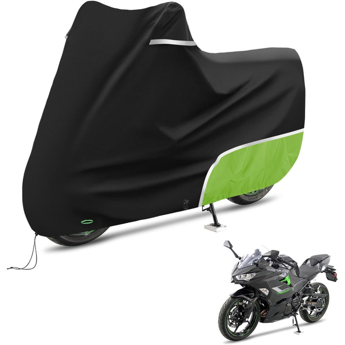 Водонепроникний чохол для мотоцикла 420D Oxford для Kawasaki Z900 Z1000 Z750 ER6N Z800 Ninja 500 (без багажника)