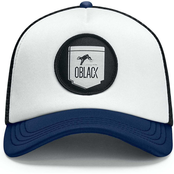 Чоловіча бейсболка-тракер Oblack Classic Total Black, темно-синя (Blue Navy), універсальний розмір