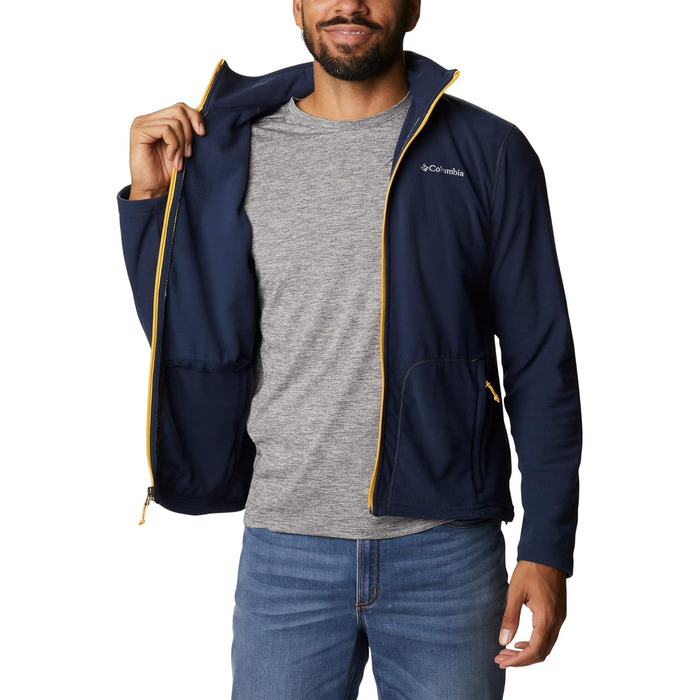 Чоловіча флісова куртка Columbia Fast Trek Light Full Zip, темно-синя (Collegiate Navy), розмір L
