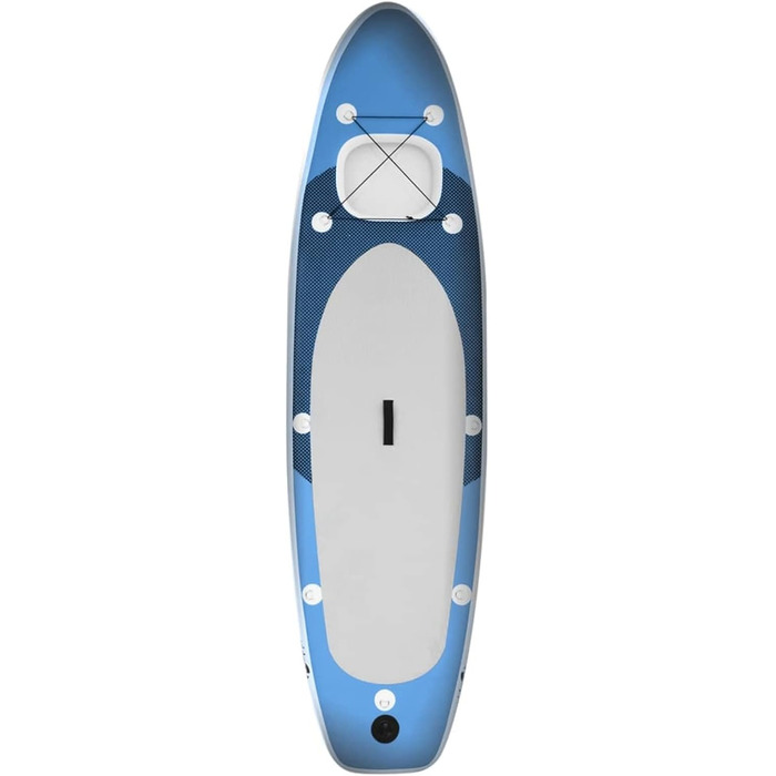 Надувна SUP-дошка CIADAZ 330x76x10 см, морська синя, комплект з веслом, сидінням та аксесуарами для сап-серфінгу