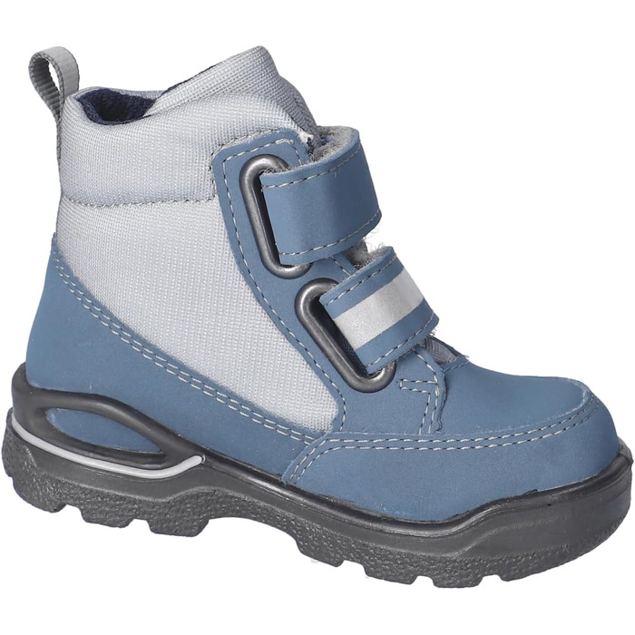 Зимові черевики RICOSTA Flori для дівчаток та хлопчиків, дитячі черевики для перших кроків, ширина: широкі, змінна устілка, Sympatex, можна прати, веганські (24 EU, Pavone Calcit 130)