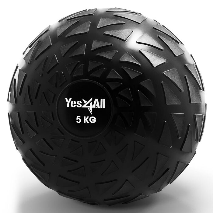 М'яч для тренувань Yes4All Slam Ball PVC з антиковзким покриттям, 5 кг