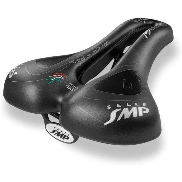 Велосипедне сідло Selle SMP TRK Gel Touring, 31.4x21.6 см, чорне