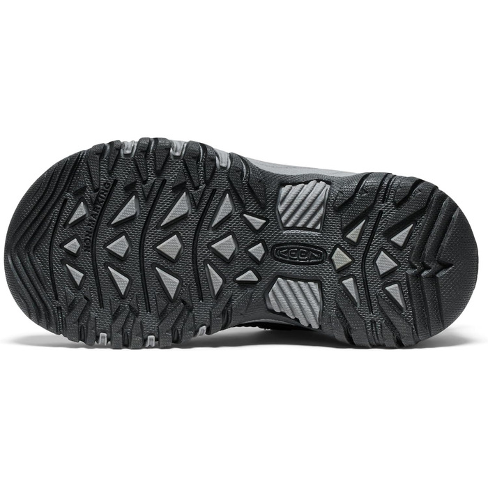 KEEN Targhee 4 Low - Водонепроникні трекінгові черевики для жінок та чоловіків, чорний/сірий, 35 EU
