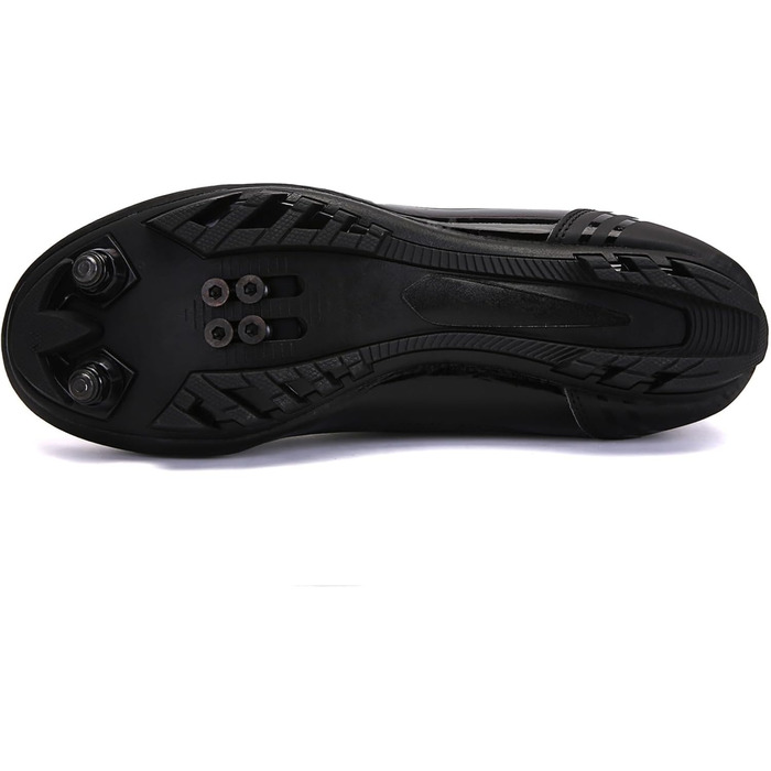 Чоловічі велотуфлі для гірського велосипеда, сумісні з Shimano SPD, 2-болти, MTB, для перегонів та катання на відкритому повітрі, білий/чорний (43 EU)