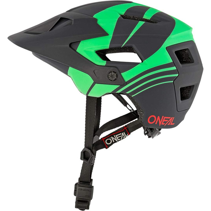 Шолом велосипедний O'NEAL Defender Nova All Mountain MTB, чорний/бірюзовий, розмір L/XL (58-61 см), 2020