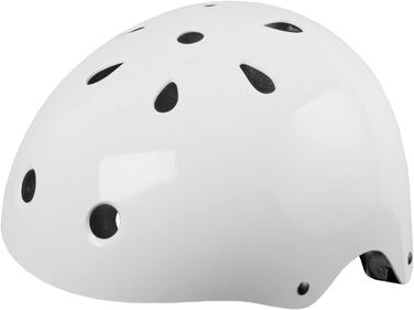 Шолом для фрістайлу, інлайну, BMX M-Wave L 58-61 см білий
