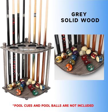 Стійка для більярдних київ GSE Games & Sports Expert Nur - 8 київ + аксесуари (сірий, щіткований)