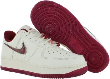 Кросівки Nike Air Force 1 для жінок, білі (36 EU), Sail Team Red