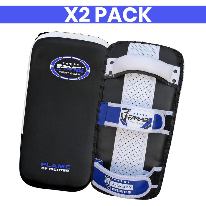 Набортники для спарингу Farabi Sports: Kickboxing, MMA, Muay Thai (синій, пара)