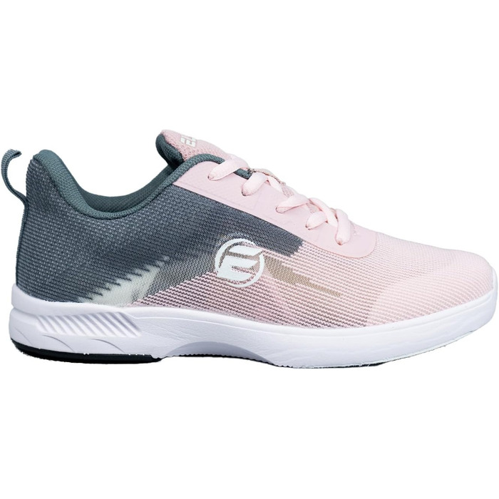 Жіночі боулінгові туфлі Elite Dash: універсальні підошви, ультралегкі, Mono-Mesh, спортивний стиль, сірий/рожевий, 38.5 EU 38 EU