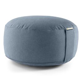 Медитаційне подушечка Lotuscrafts® з висотою сидіння 15 см, з пшоняною начинкою, кругле йога-кільце, підлогове крісло, подушка для медитації, знімний чохол, сертифікат GOTS Indigo Dust