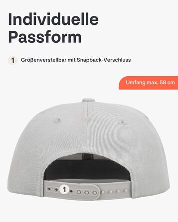 Кепка-снэпбек Johnny Urban Dean унісекс, регульована база-кепка, сіра/антрацит, один розмір