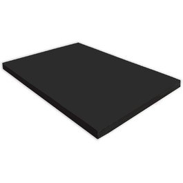 Гімнастичний мат NiroSport 150x100x8 см, м'який, водонепроникний, чорний – мат для фітнесу, тренувань, гімнастики, захисту підлоги