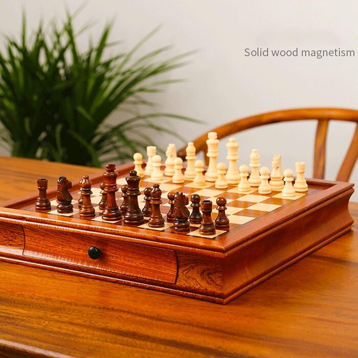 Шаховий набір MZSX з чистого металу, магнітний, складаний, для дітей та дорослих, подарунок на Новий рік
