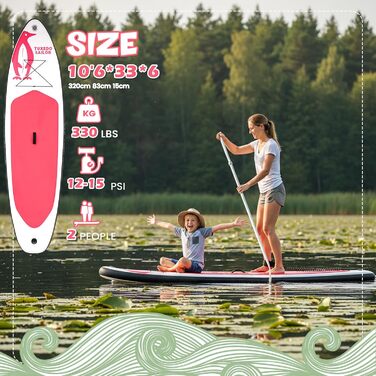 SUP дошка надувна Tuxedo Sailor 320 см з аксесуарами для дорослих, для початківців та досвідчених