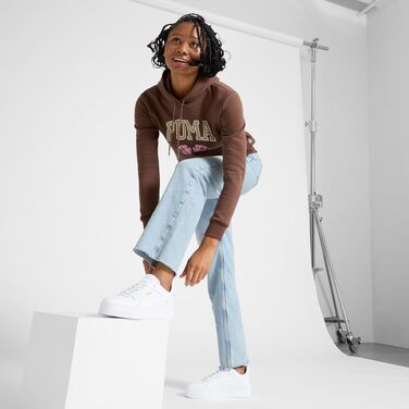Жіночі кросівки PUMA Carina Street White White Gold — Білі зі złotенькими деталями, розмір 38 EU