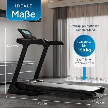 Біговий тренажер ArtSport Speedrunner 6000: швидкість 22 км/год, 99 програм, LCD дисплей 7