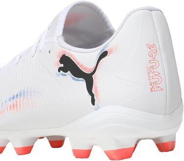 Футбольні бутси PUMA Future 8 Play FG/AG, 43 EU, білий/чорний/червоний