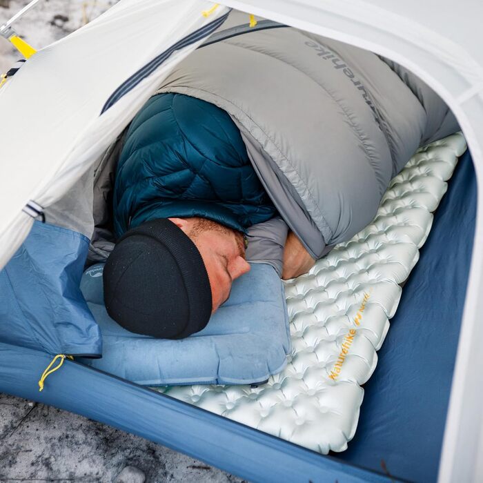 Килимок для кемпінгу Naturehike Thermal 3.2R: ультралегкий, 4-сезонний (-5℃), для зими (2 особи)