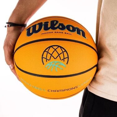 Баскетбольний м’яч WILSON Evo Nxt Champions League, розмір 7, офіційний ігровий м’яч Ліги чемпіонів
