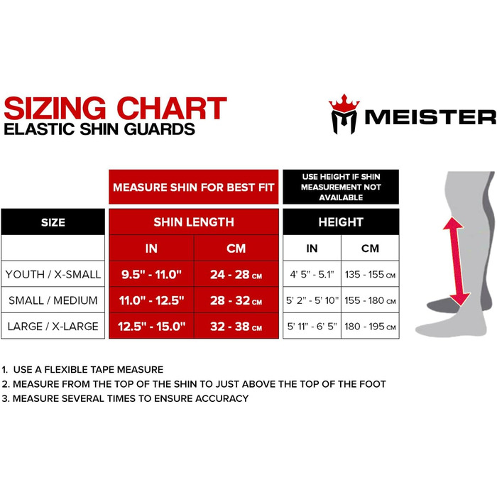 Захисні наколінники та щитків Meister MMA з еластичної тканини (пара), чорні, для дітей, розмір X-Small
