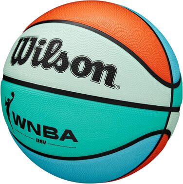М'яч для баскетболу Wilson WNBA DRV Bright Outdoor, 6, Оранжевий/Телесний