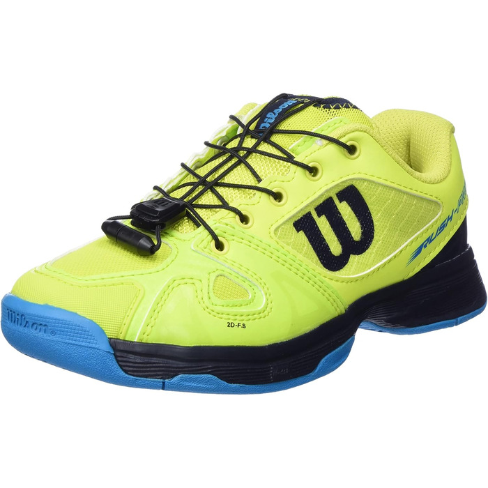 Тенісні кросівки Wilson RUSH PRO JR QL для дітей, універсальні, зелено-сині