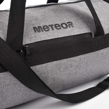 Сумка для спорту та плавання meteor 25L, для чоловіків, жінок і дітей, дорожня, шкільна, універсальна, 48x25x25 см, сіра/чорна