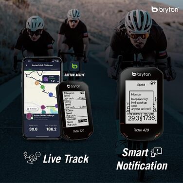 Велокомп'ютер Bryton Rider 420/15NEO з GPS, бездротовий