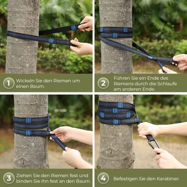 Гімніс Гамак Ultraleicht Outdoor для подорожей, кемпінгу та відпочинку на природі. Міцний гамак з надійними карабінами та тросами, витримує до 300 кг