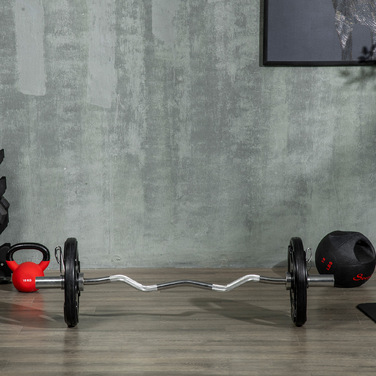 Набір гантелевих дисків SportNow, 2 шт., 15 кг кожен, з трьома ручками, захисне гумове покриття, метал.